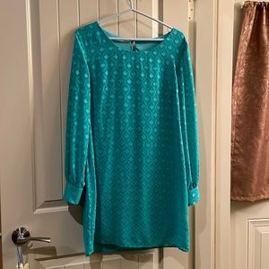 Long Sleeved Shift Dress